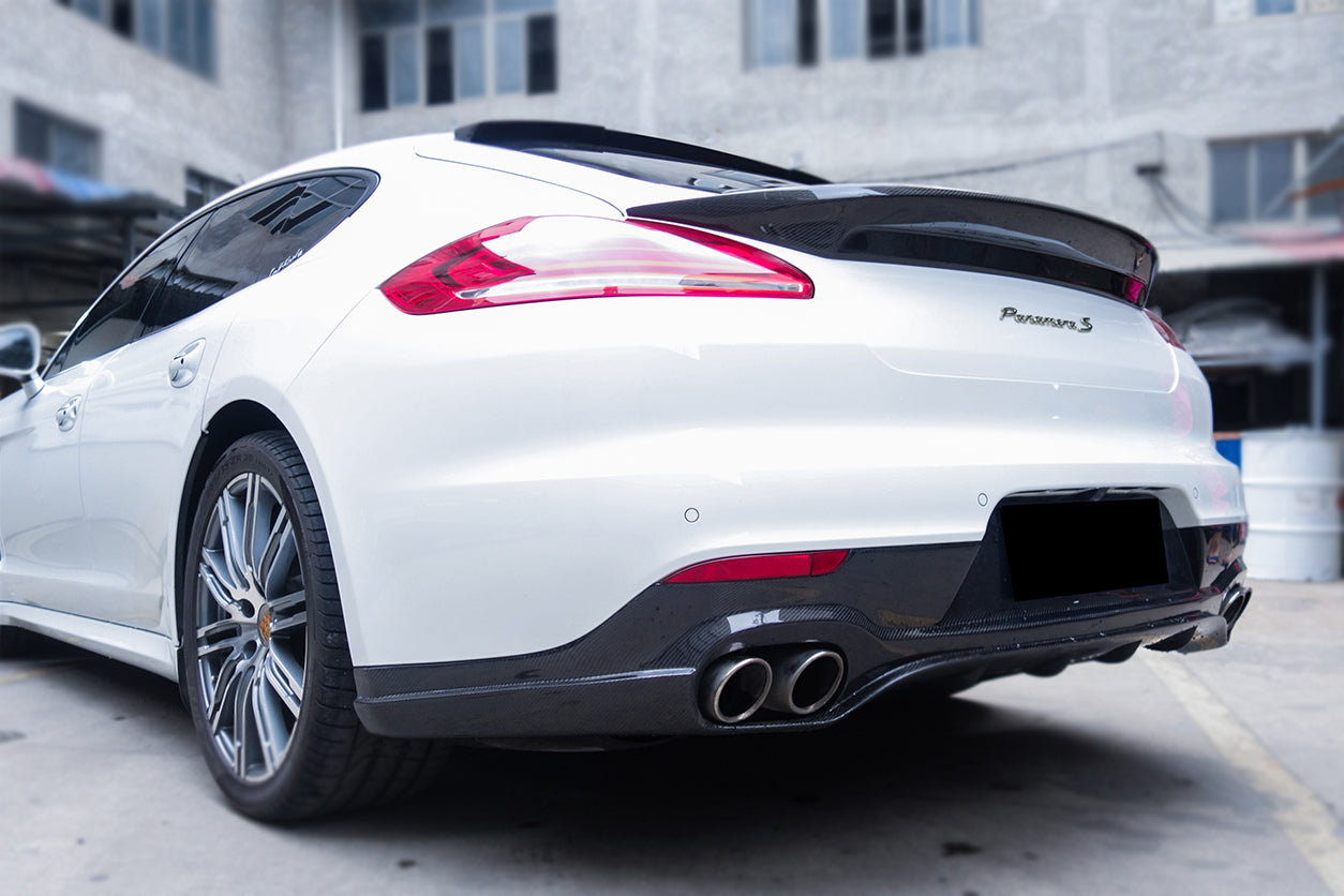 DarwinPRO 2013-2016 Porsche Panamera 970.2 GMT Style Carbon Fiber Rear Diffuser