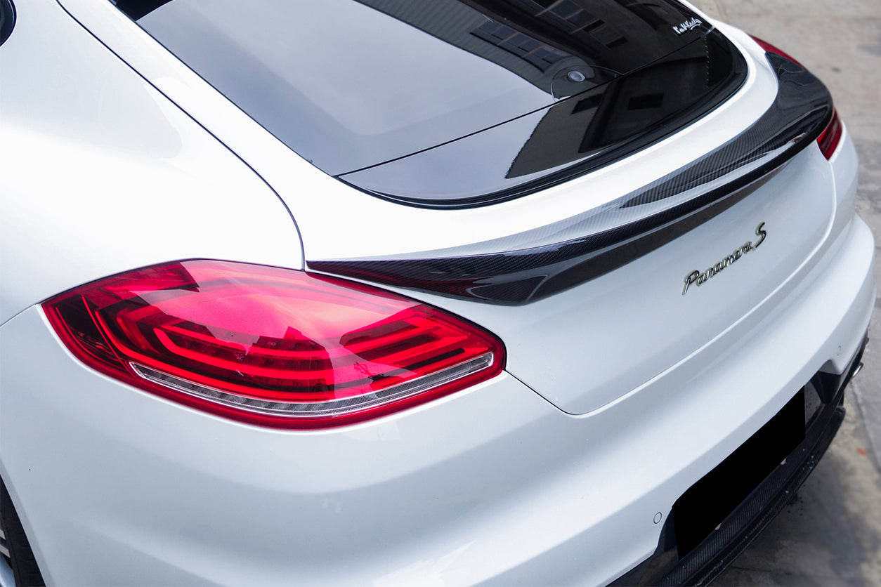 DarwinPRO 2013-2016 Porsche Panamera 970.2 TAS Style Carbon Fiber Trunk Spoiler