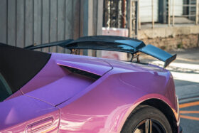 DarwinPRO 2015-2025 Lamborghini Huracan LP610 & LP580 & EVO & Tecnica MD Style Carbon Fiber Trunk Spoiler Wing with Base - image 1