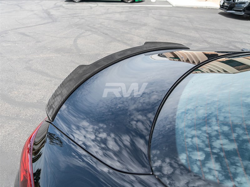 RW Carbon Mercedes C118 DTM Carbon Fiber Trunk Spoiler