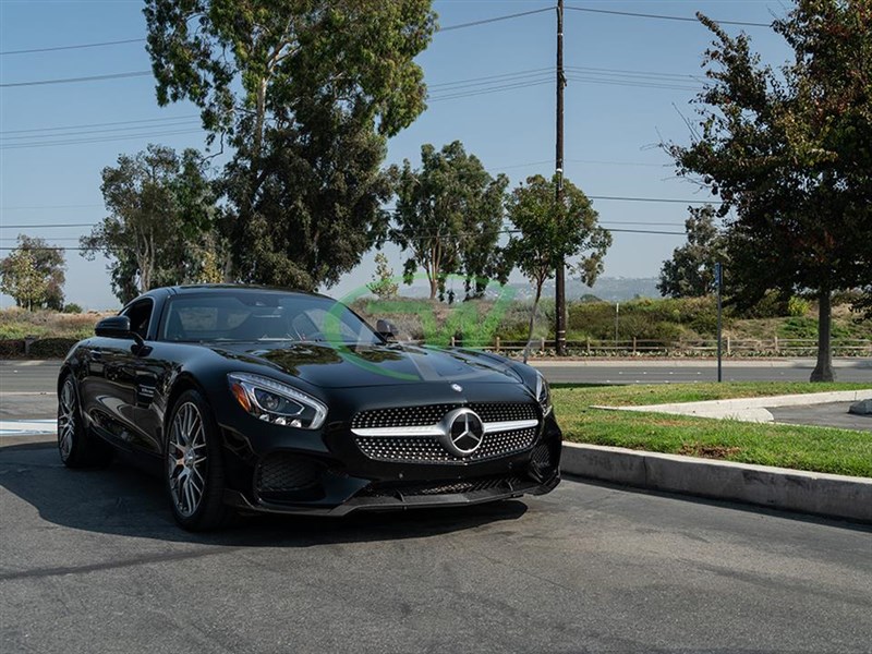 RW Carbon Mercedes C190 GT GTS Carbon Fiber Front Lip