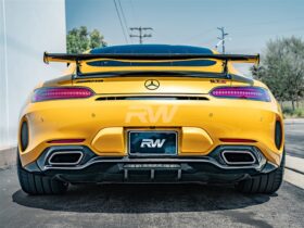 RW Carbon Mercedes C190 GT GTS GTC GTR Style CF Wing