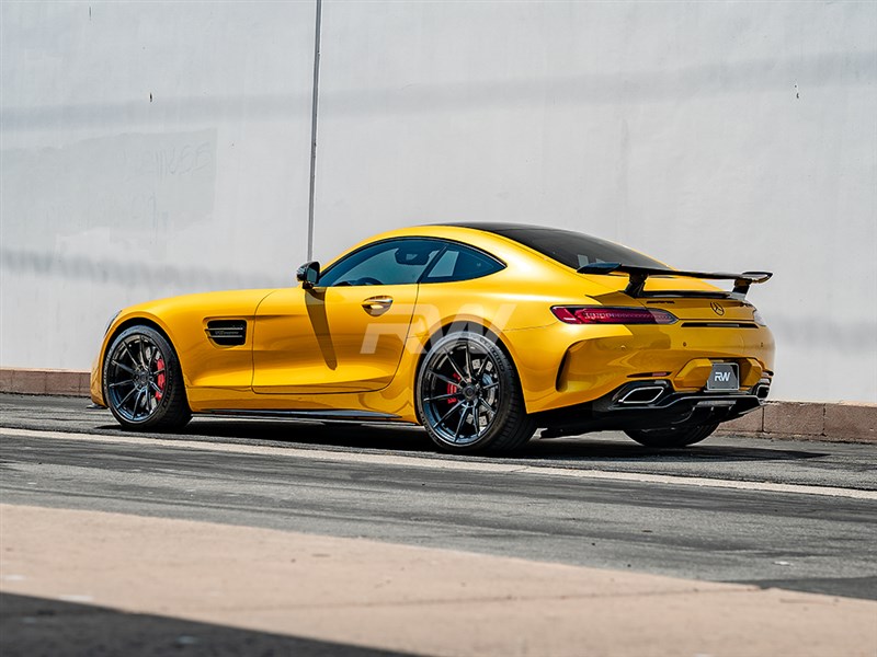 RW Carbon Mercedes C190 GT GTS GTC GTR Style CF Wing