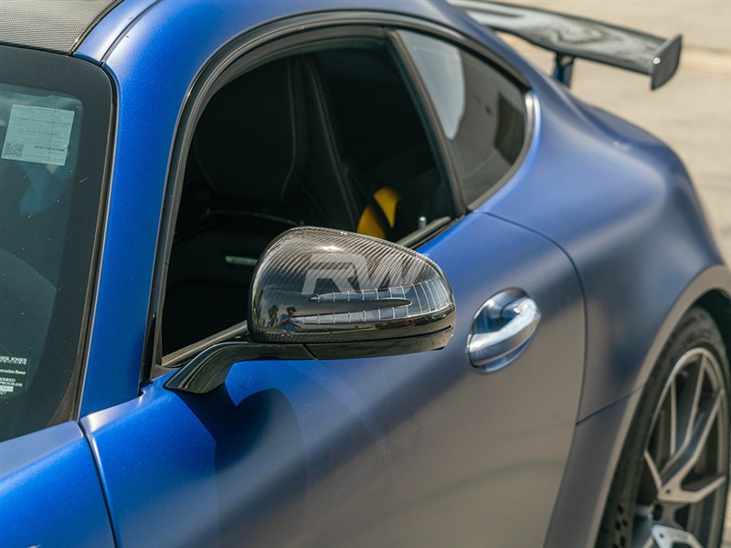 RW Carbon Mercedes GT GTS GTC GTR SLS CF Mirror Caps