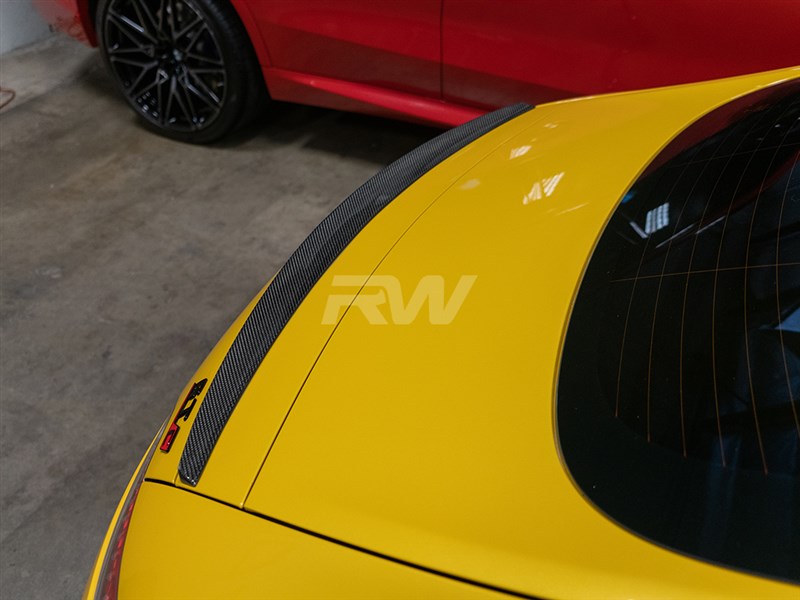 RW Carbon Mercedes C190 GT GTC GTS RWS CF Trunk Spoiler
