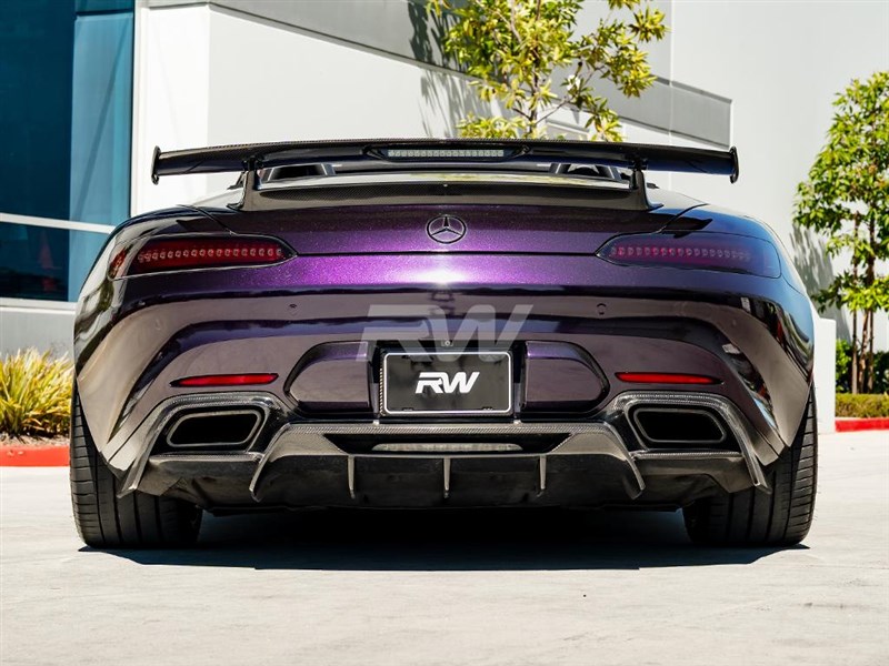 RW Carbon Mercedes R190 GT GTS GTC GTR Carbon Fiber Roadster Wing