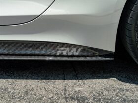 RW Carbon Mercedes C192 GT55/GT63 RWS CF Side Skirt Extensions