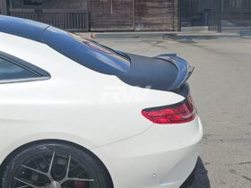 RW Carbon Mercedes C217 DTM Carbon Fiber Trunk Spoiler
