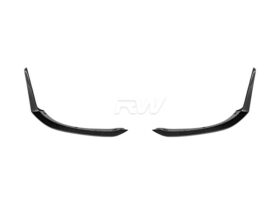 RW Carbon Mercedes C236 CLE53 Carbon Fiber Front Splitters