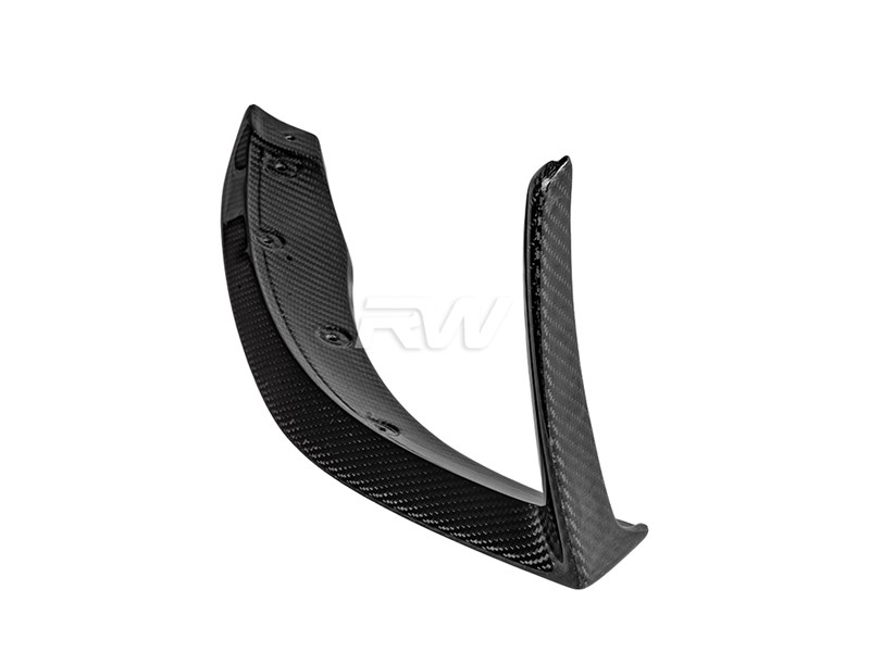 RW Carbon Mercedes C236 CLE53 Carbon Fiber Front Splitters