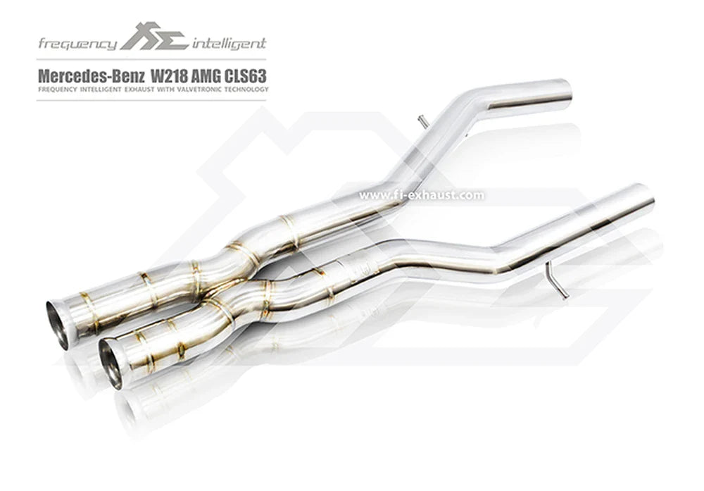Fi EXHAUST -Benz C218/X218 AMG Cls63 Catless Downpipe - Image 3