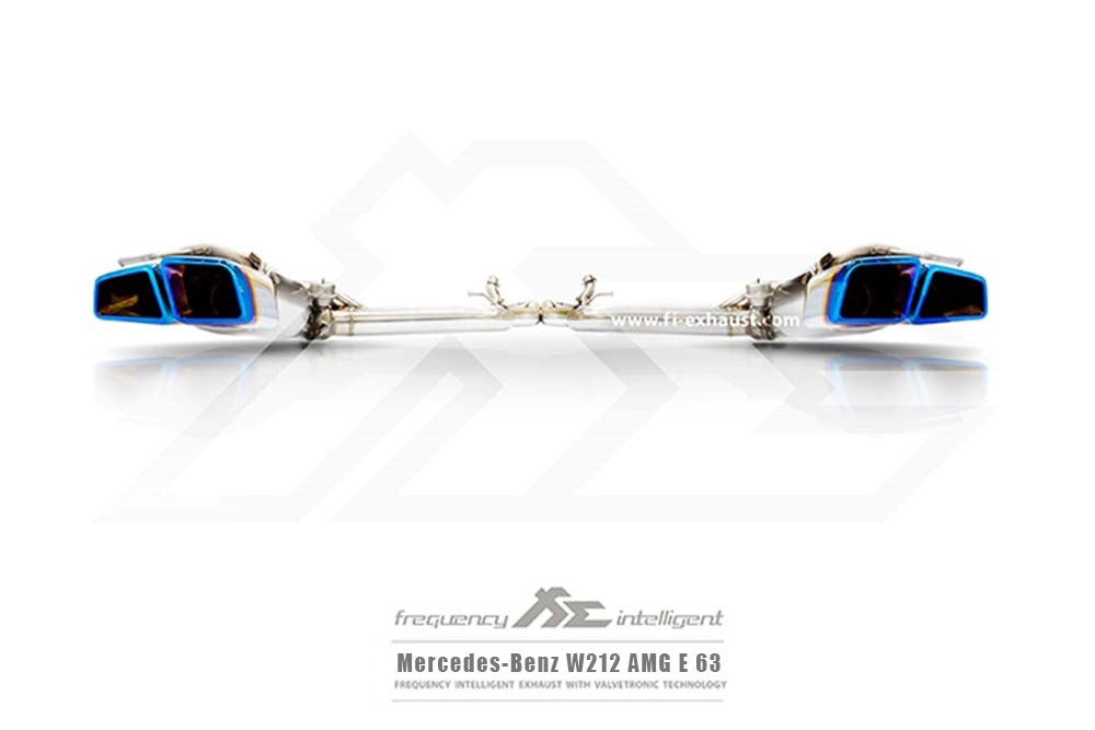 Fi Exhaust -Benz W212 AMG E63 Valvetronic Catback Exhaust - Image 3