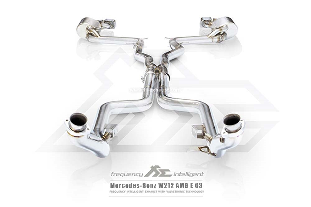 Fi Exhaust -Benz W212 AMG E63 Valvetronic Catback Exhaust - Image 5