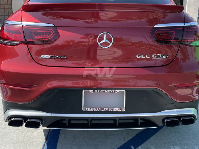 RW Carbon Mercedes GLC AMG 63 19-23 Black/Polished Exhaust Tips