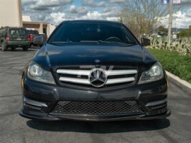 RW Carbon Mercedes W204 C Class Carbon Fiber Front Lip