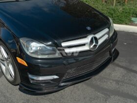 RW Carbon Mercedes W204 C Class Carbon Fiber Front Lip