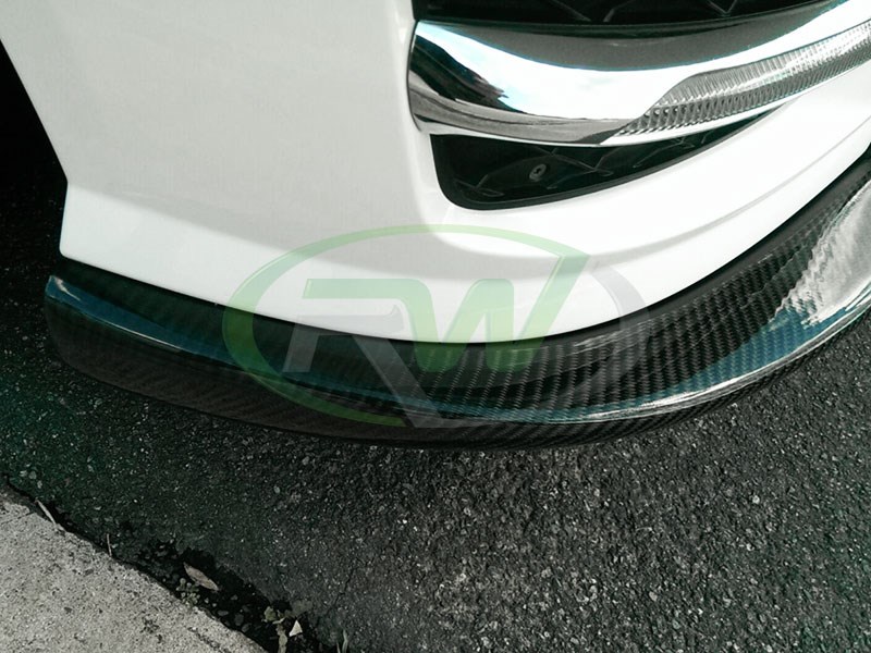 RW Carbon Mercedes W204 C Class Carbon Fiber Front Lip