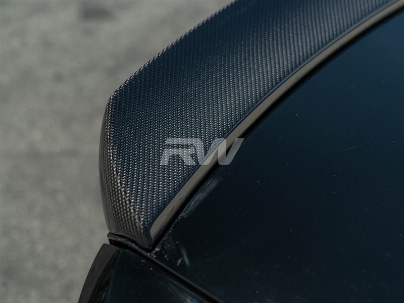 RW Carbon Mercedes W204 DTM Carbon Fiber Trunk Spoiler