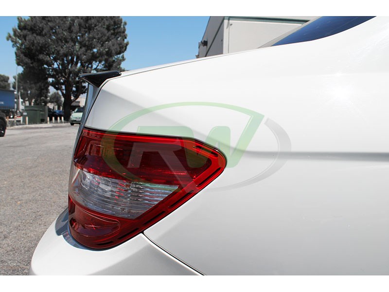 RW Carbon Mercedes W204 AMG Style Carbon Fiber Trunk Spoiler