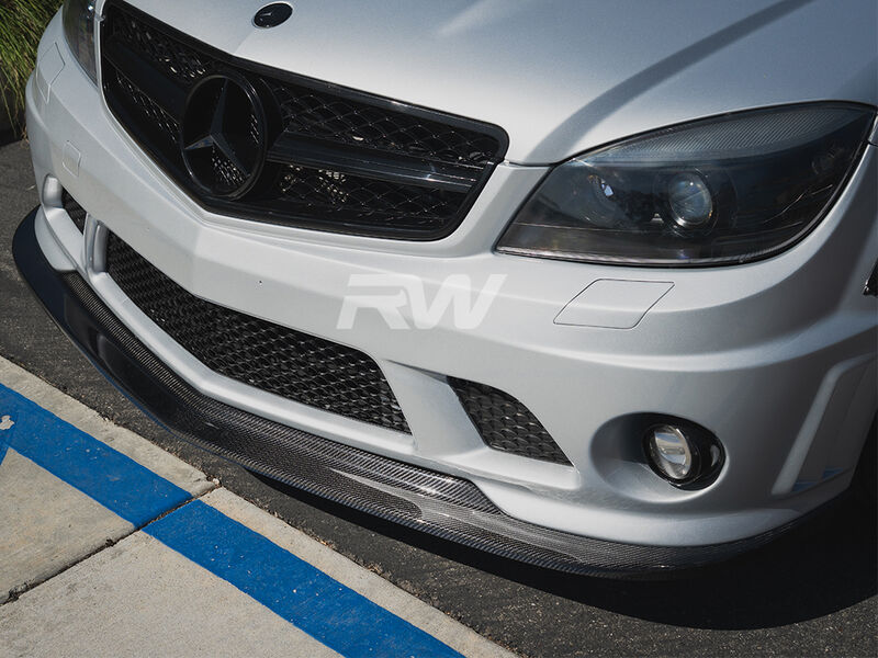 RW Carbon Mercedes W204 C63 AMG Arkym Style CF Front Lip
