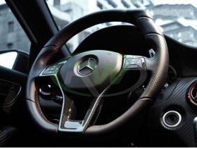 RW Carbon Mercedes Carbon Fiber Steering Wheel Trim