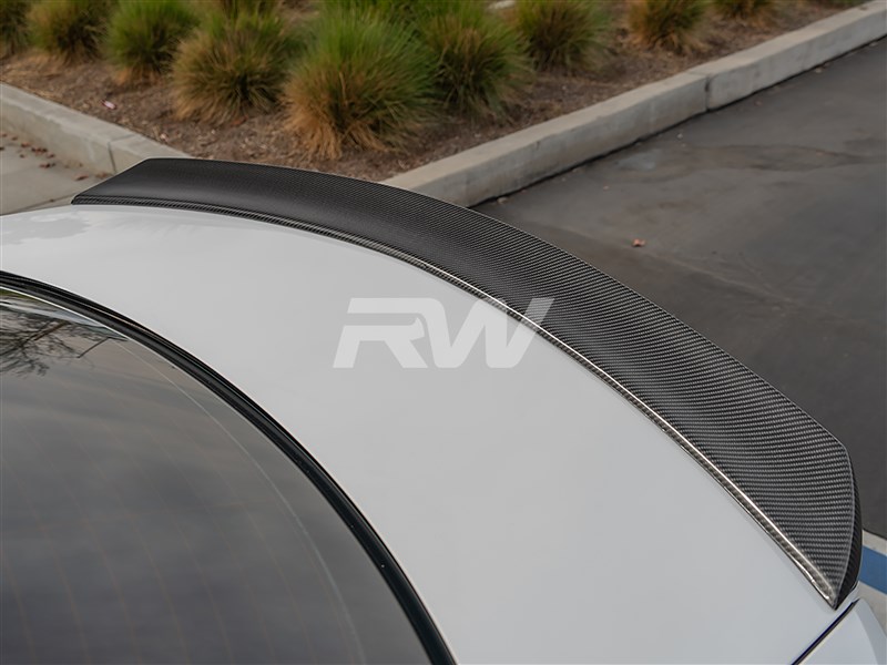RW Carbon Mercedes W204 Coupe DTM Carbon Fiber Trunk Spoiler