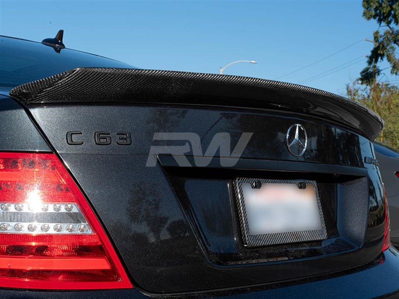RW Carbon Mercedes W204 Coupe DTM Carbon Fiber Trunk Spoiler