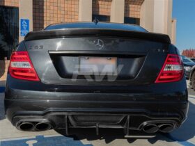 RW Carbon Mercedes W204 Coupe DTM Carbon Fiber Trunk Spoiler