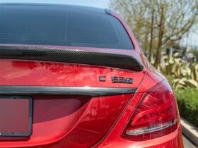 RW Carbon Mercedes W205 Sedan DTM CF Trunk Spoiler