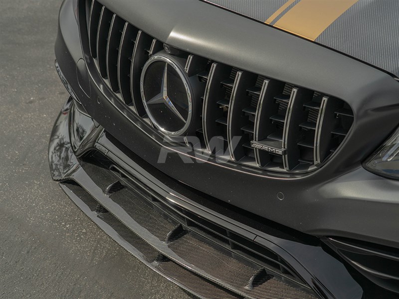 RW Carbon Mercedes W205 C63 BRS Style Carbon Fiber Front Lip
