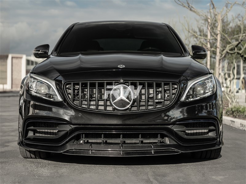 RW Carbon Mercedes W205 C63 BRS Style Carbon Fiber Front Lip