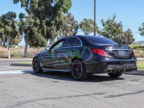 RW Carbon Mercedes W205 BRS Style Carbon Fiber Diffuser