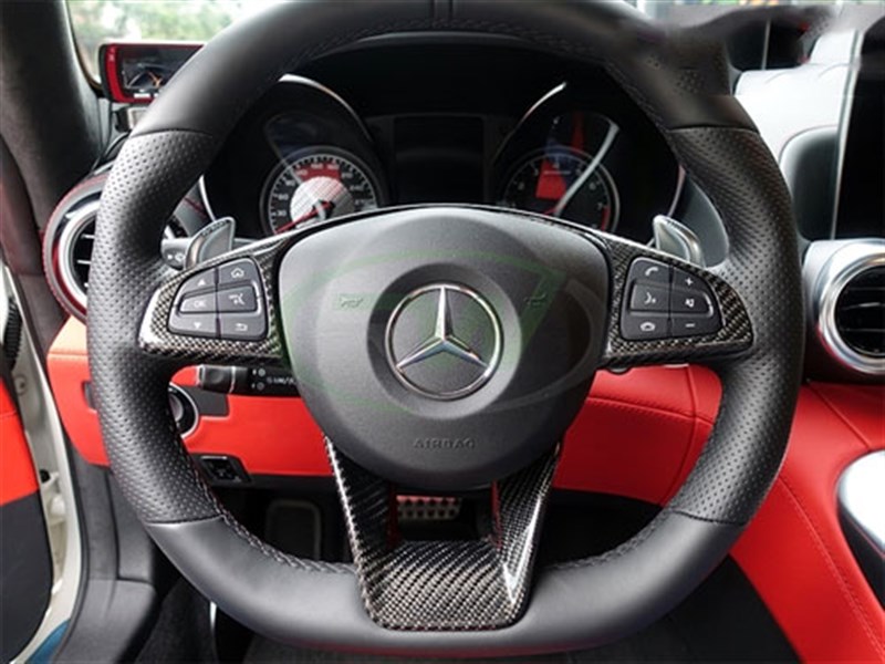 RW Carbon Mercedes AMG Carbon Fiber Steering Wheel Trim