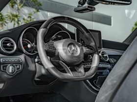 RW Carbon Mercedes AMG Carbon Fiber Steering Wheel Trim