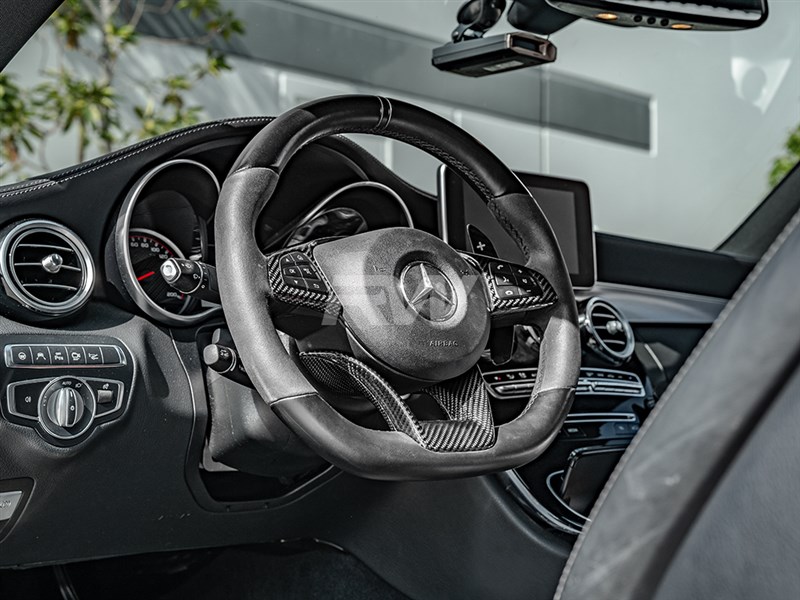 RW Carbon Mercedes AMG Carbon Fiber Steering Wheel Trim