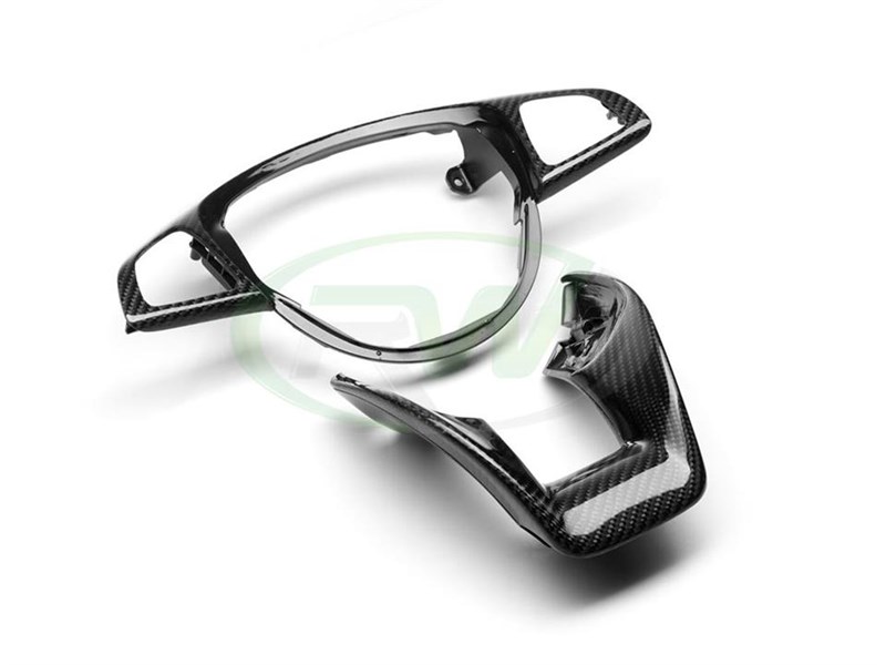 RW Carbon Mercedes AMG Carbon Fiber Steering Wheel Trim