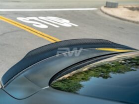 RW Carbon Mercedes W205 Coupe GTX Carbon Fiber Trunk Spoiler