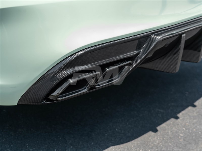 RW Carbon Mercedes C63 AMG Style Exhaust Tips