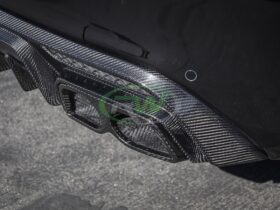 RW Carbon Mercedes W205 W212 Carbon Fiber Exhaust Tips