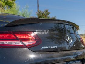 RW Carbon Mercedes W205 Coupe ED1 V2 Style CF Trunk Spoiler