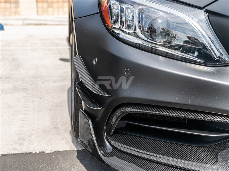 RW Carbon Mercedes W205 C63/C63S Carbon Fiber Canards