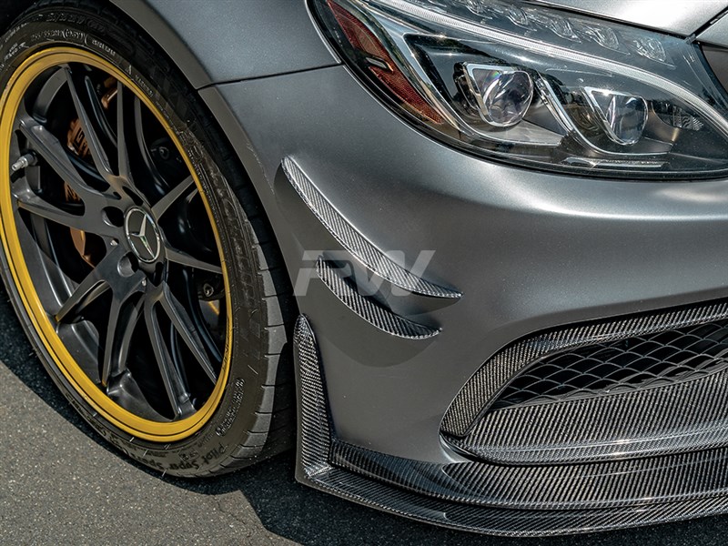 RW Carbon Mercedes W205 C63/C63S Carbon Fiber Canards