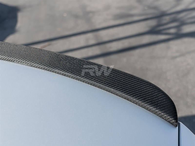 RW Carbon Mercedes W211 AMG Style CF Trunk Spoiler