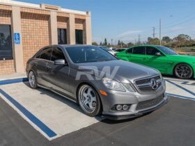 RW Carbon Mercedes E350 E550 Godhand Style Carbon Fiber Lip Spoiler