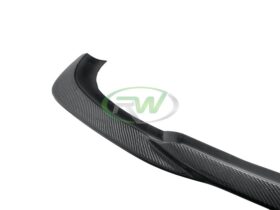 RW Carbon Mercedes E350 E550 Godhand Style Carbon Fiber Lip Spoiler