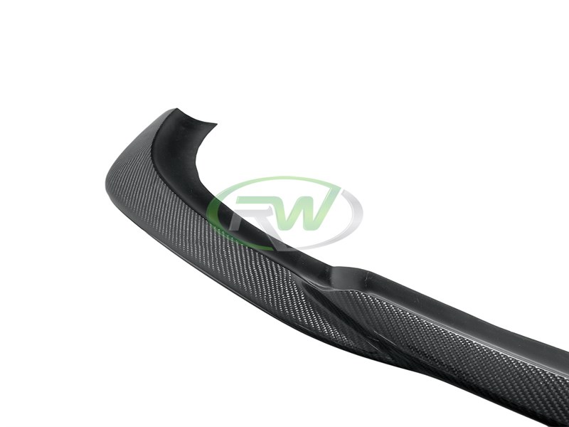 RW Carbon Mercedes E350 E550 Godhand Style Carbon Fiber Lip Spoiler
