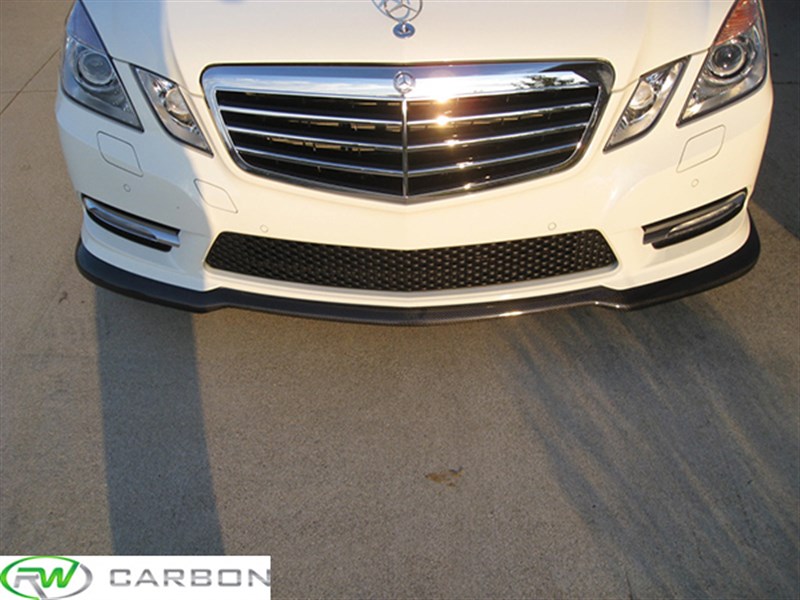 RW Carbon Mercedes E350 E550 Carlsson Style CF Front Lip