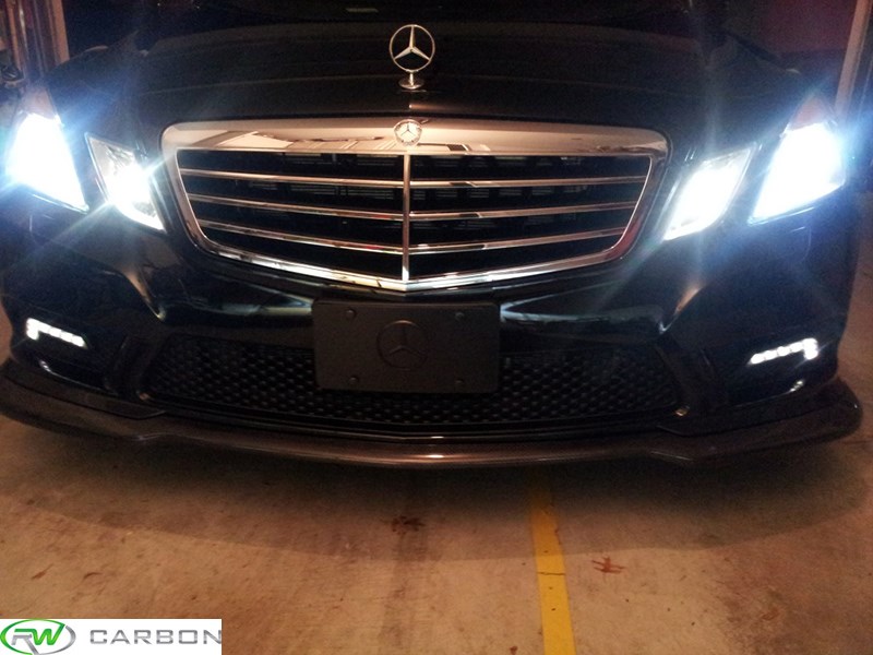RW Carbon Mercedes E350 E550 Carlsson Style CF Front Lip