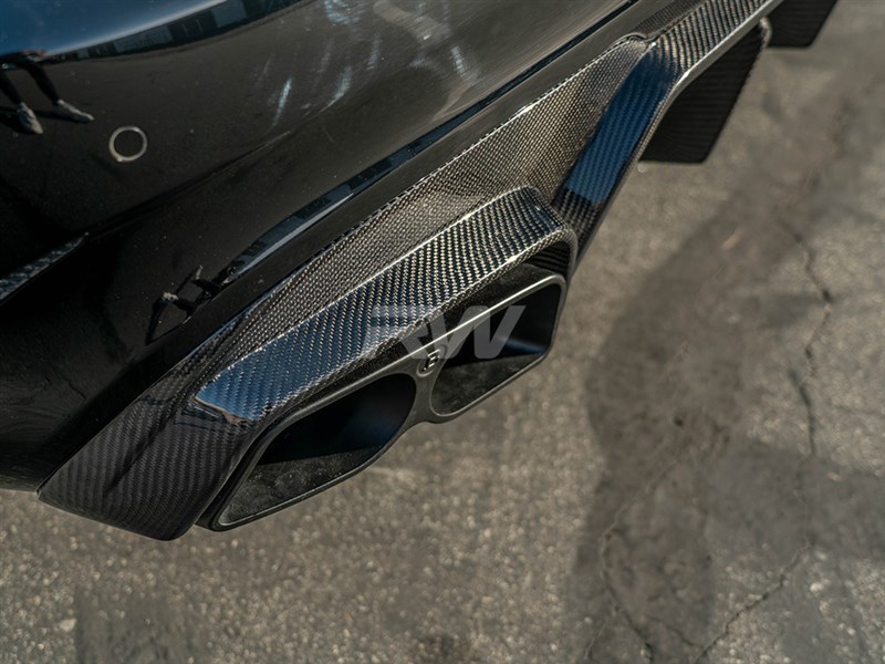 RW Carbon Mercedes W212 E63 Facelift BRS Style CF Diffuser