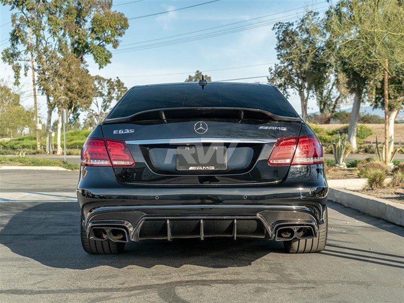 RW Carbon Mercedes W212 E63 Facelift BRS Style CF Diffuser